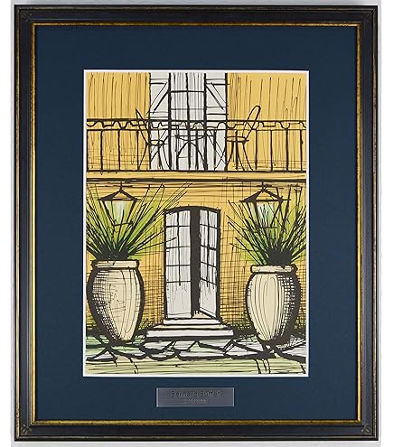 Amazon.co.jp: 絵画 ビュッフェ リアルト橋 シルクスクリーン刷